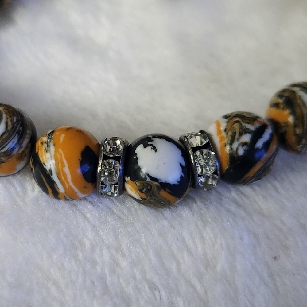🖤Elegant Multicolor Beaded Bracelet – Women’s Jewelry – Excellent Condition - Picture 3 of 8